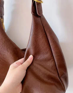 Elena Handbags Retro Hobo Shoulder Bag Everyday Work Bag