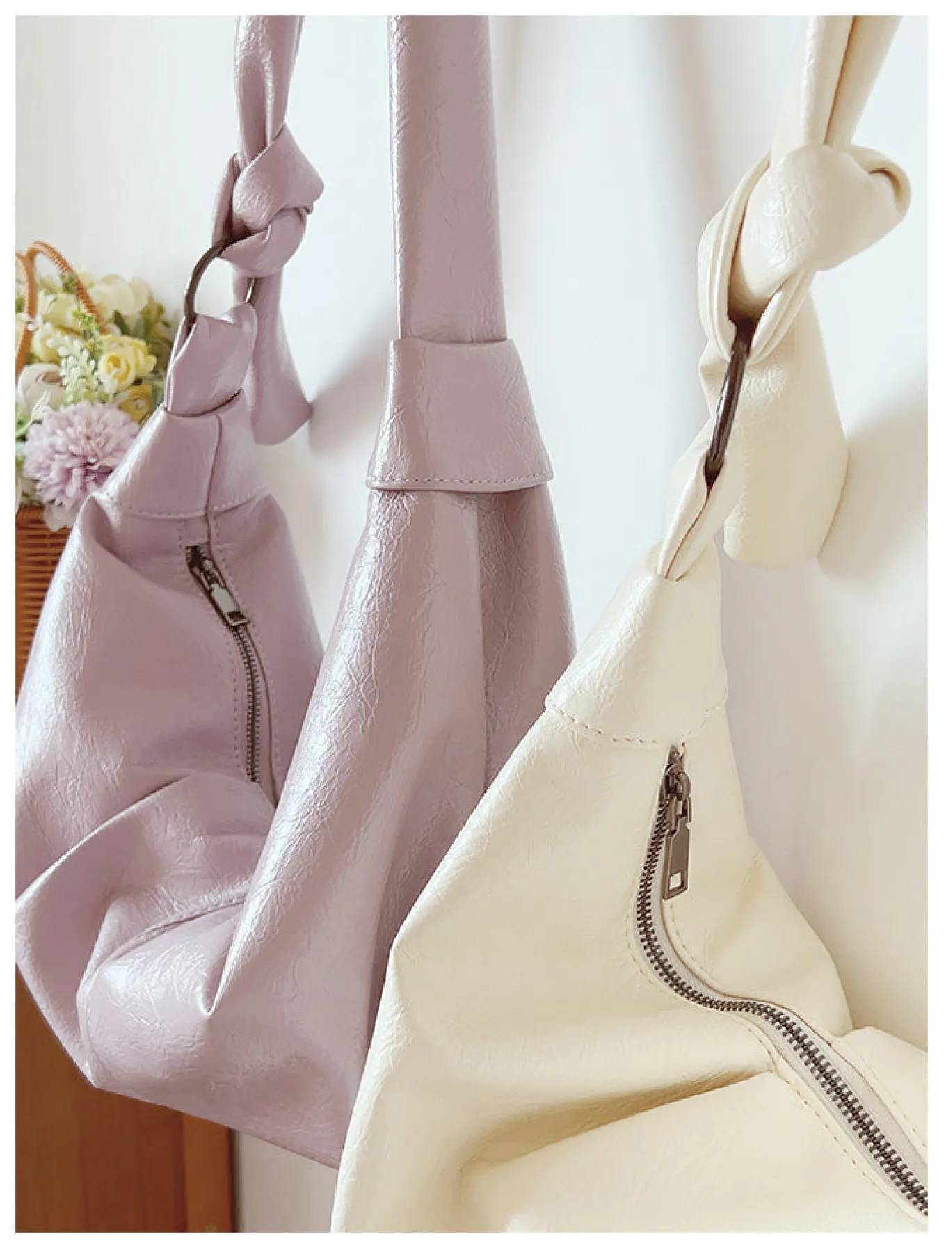 Elena Handbags Retro Hobo Shoulder Bag