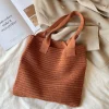 Elena Handbags Retro Knitted Shoulder Bag