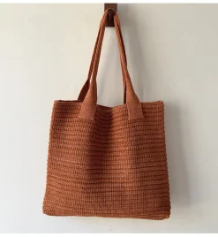 Elena Handbags Retro Knitted Shoulder Bag
