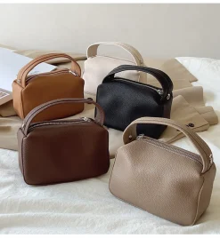 Elena Handbags Retro Leather Camera Shoulder Bag