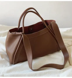 Elena Handbags Retro Leather Shoulder Bag
