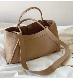 Elena Handbags Retro Leather Shoulder Bag