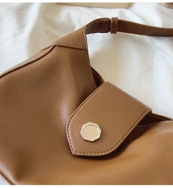 Elena Handbags Retro Leather Messenger Tote Bag
