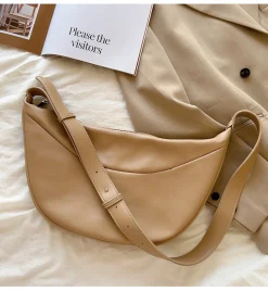 Elena Handbags Retro Leather Hobo Sling Bag