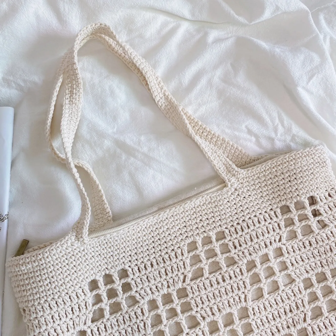 Elena Handbags Retro Patterned Tote Bag