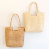 Elena Handbags Retro Straw Woven Tote Bag