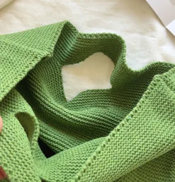 Elena Handbags Retro Style Knit Handbag