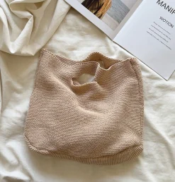 Elena Handbags Retro Style Knit Handbag