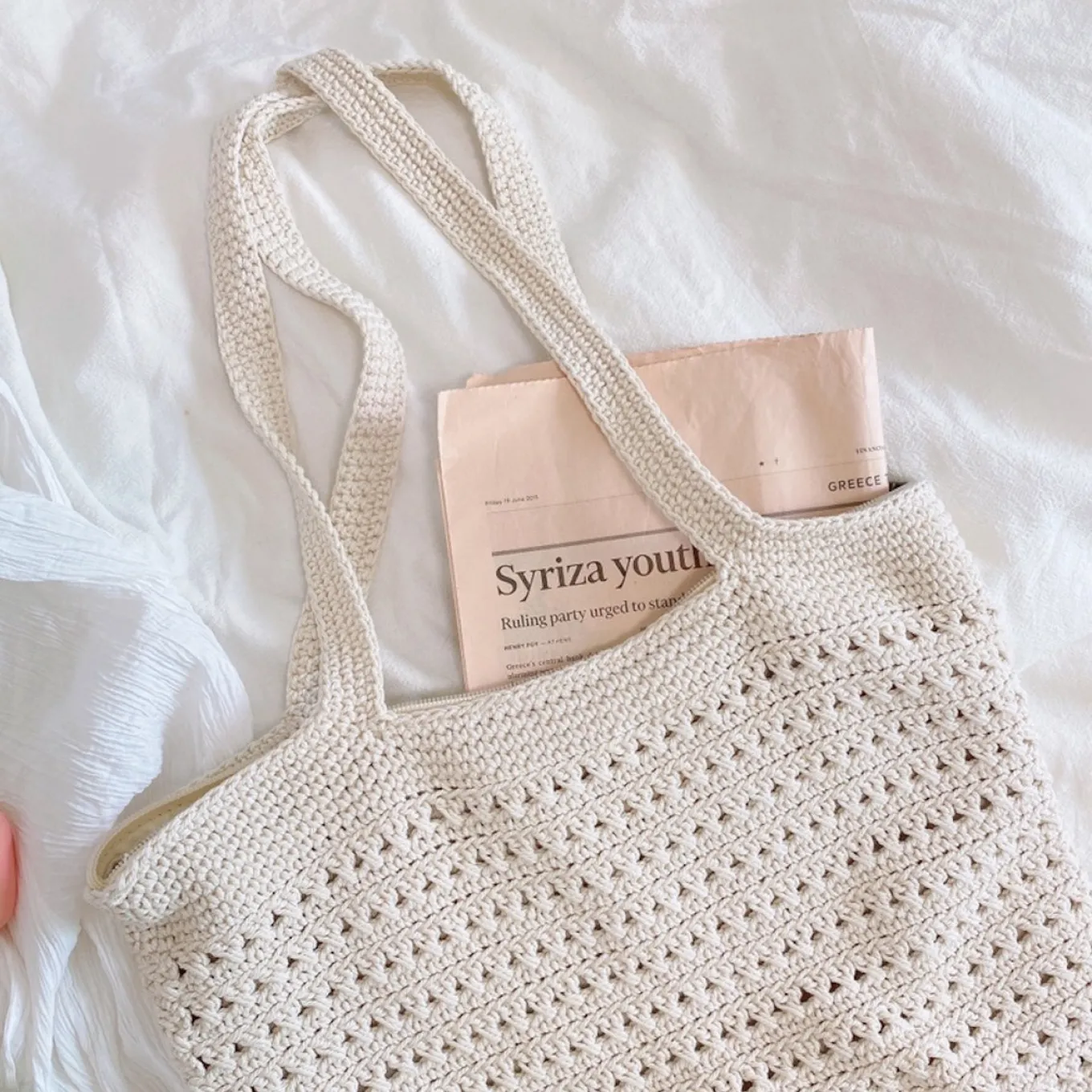 Elena Handbags Retro Style Tote Bag