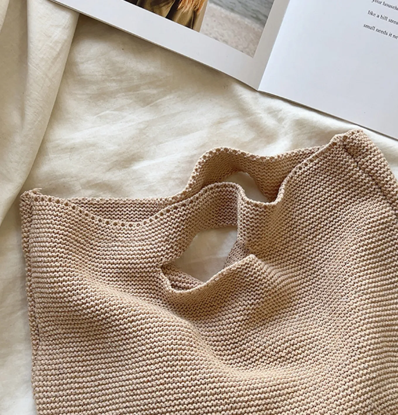 Elena Handbags Retro Style Knit Handbag