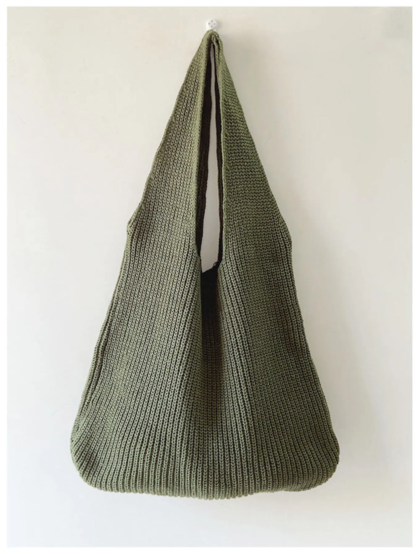 Elena Handbags Retro Twist Cotton Knitted Shoulder Bag