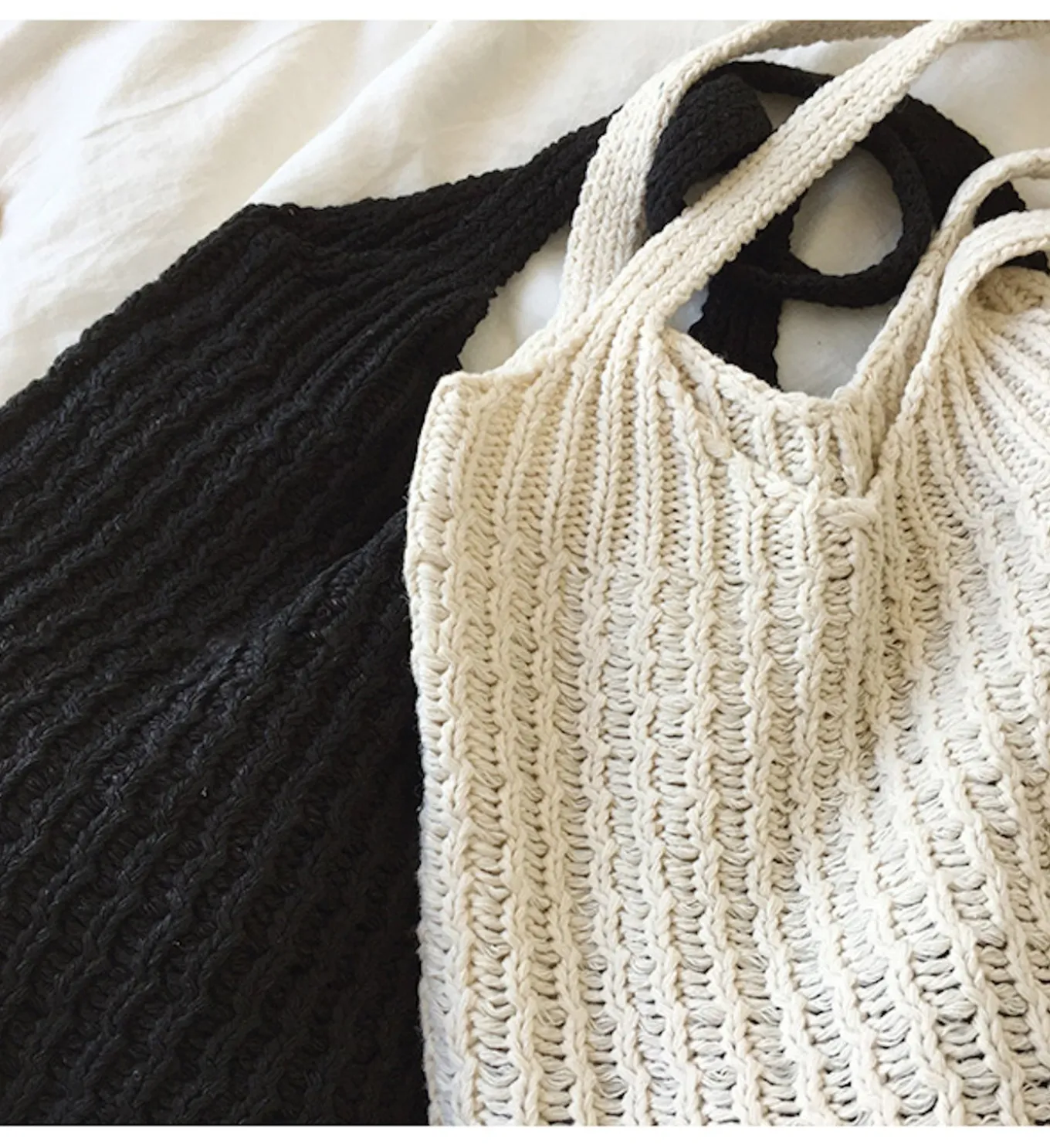 Elena Handbags Retro Twist Cotton Knitted Shoulder Bag