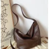 Elena Handbags Simple Leather Crossbody Bag