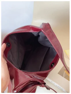 Elena Handbags Simple Leather Tote Bag