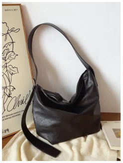 Elena Handbags Simple Leather Crossbody Bag