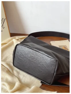 Elena Handbags Simple Leather Crossbody Bag