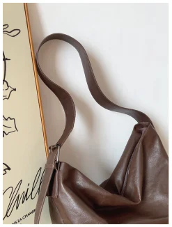 Elena Handbags Simple Leather Crossbody Bag