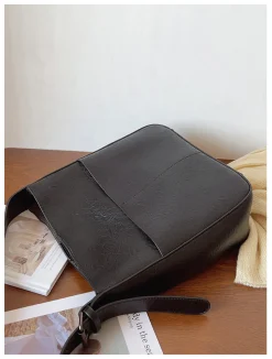 Elena Handbags Simple Leather Tote Bag