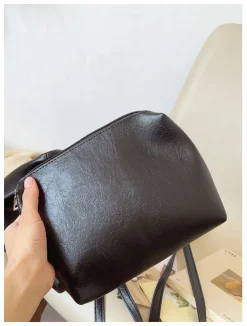 Elena Handbags Simple Leather Tote Bag