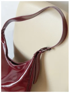 Elena Handbags Simple Leather Tote Bag