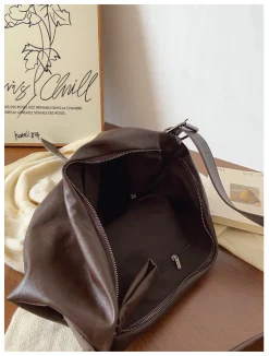 Elena Handbags Simple Leather Crossbody Bag