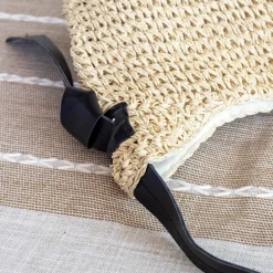 Elena Handbags Simple Straw Woven Shoulder Bag