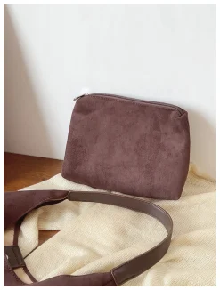 Elena Handbags Simple Suede Tote Bag