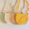 Elena Handbags Small Boho Cotton Knitted Shoulder Bag