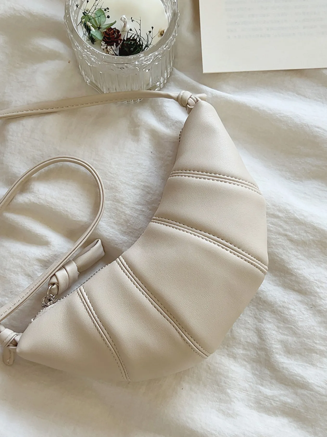 Elena Handbags Small Croissant Bag