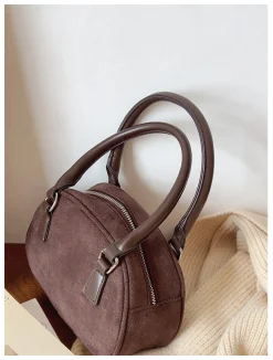 Elena Handbags Small Modern Saddle Bag