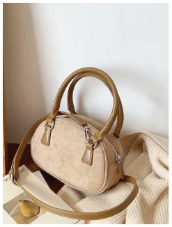 Elena Handbags Small Modern Saddle Bag