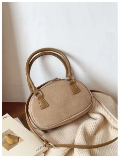 Elena Handbags Small Modern Saddle Bag