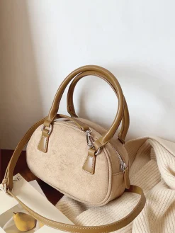 Elena Handbags Small Modern Saddle Bag