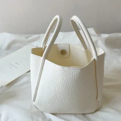 Elena Handbags Soft Leather Bucket Bag