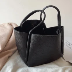 Elena Handbags Soft Leather Bucket Bag