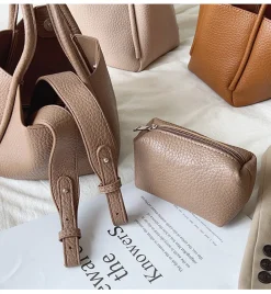 Elena Handbags Soft Leather Bucket Bag