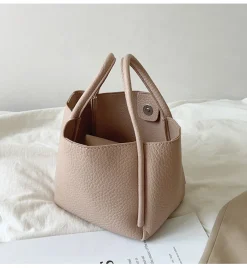 Elena Handbags Soft Leather Bucket Bag