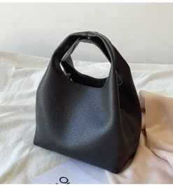 Elena Handbags Soft Leather Bucket Shoulder Bag
