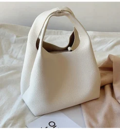 Elena Handbags Soft Leather Bucket Shoulder Bag
