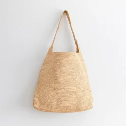 Elena Handbags Soft Raffia Summer Beach Straw Shoulder Bag