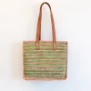 Elena Handbags Soft Raffia Summer Beach Straw Shoulder Bag