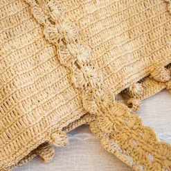Elena Handbags Soft Raffia Woven Summer Straw Shoulder Bag
