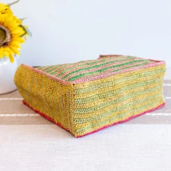 Elena Handbags Soft Raffia Summer Beach Straw Shoulder Bag