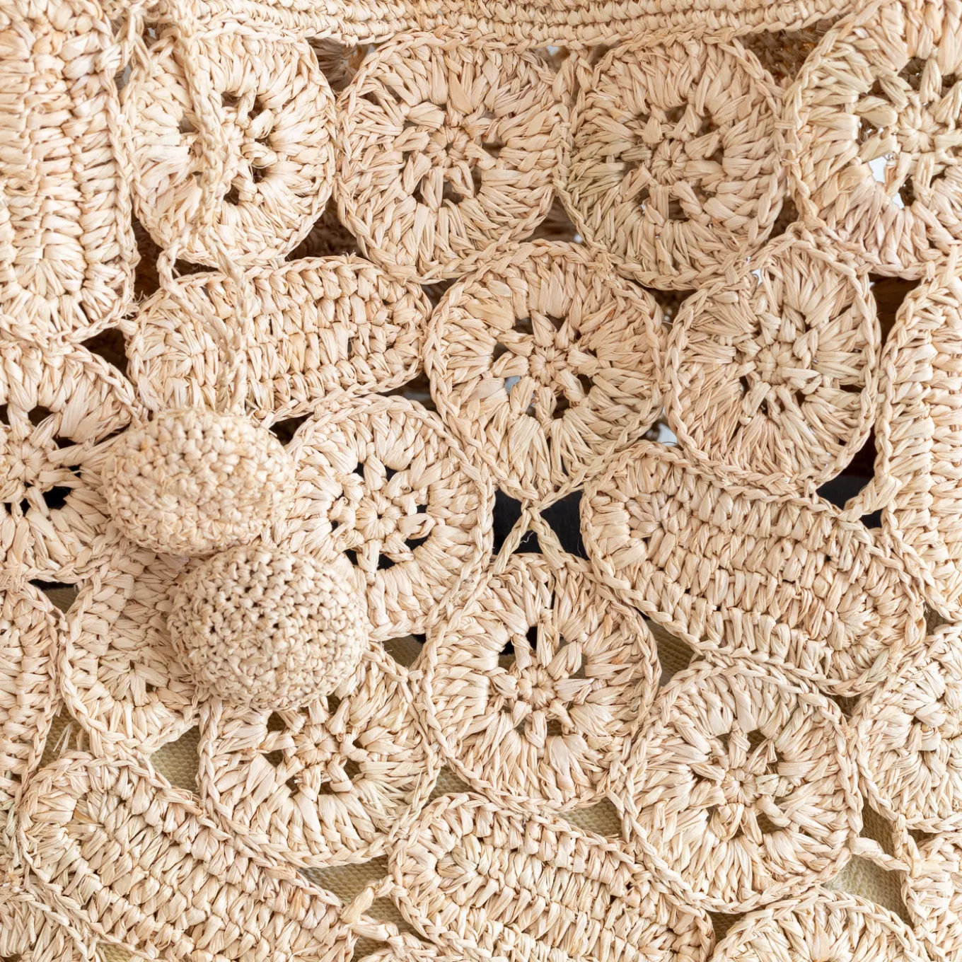 Elena Handbags Soft Raffia Woven Summer Straw Shoulder Bag