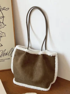 Elena Handbags Soft Suede Shoulder Bag