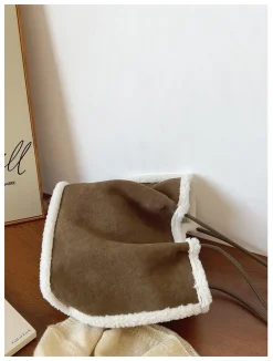 Elena Handbags Soft Suede Shoulder Bag