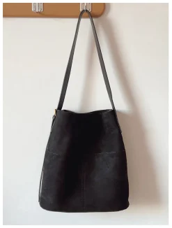 Elena Handbags Soft Suede Shoulder Bag