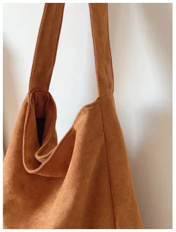 Elena Handbags Soft Suede Shoulder Bag