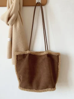 Elena Handbags Soft Suede Shoulder Bag